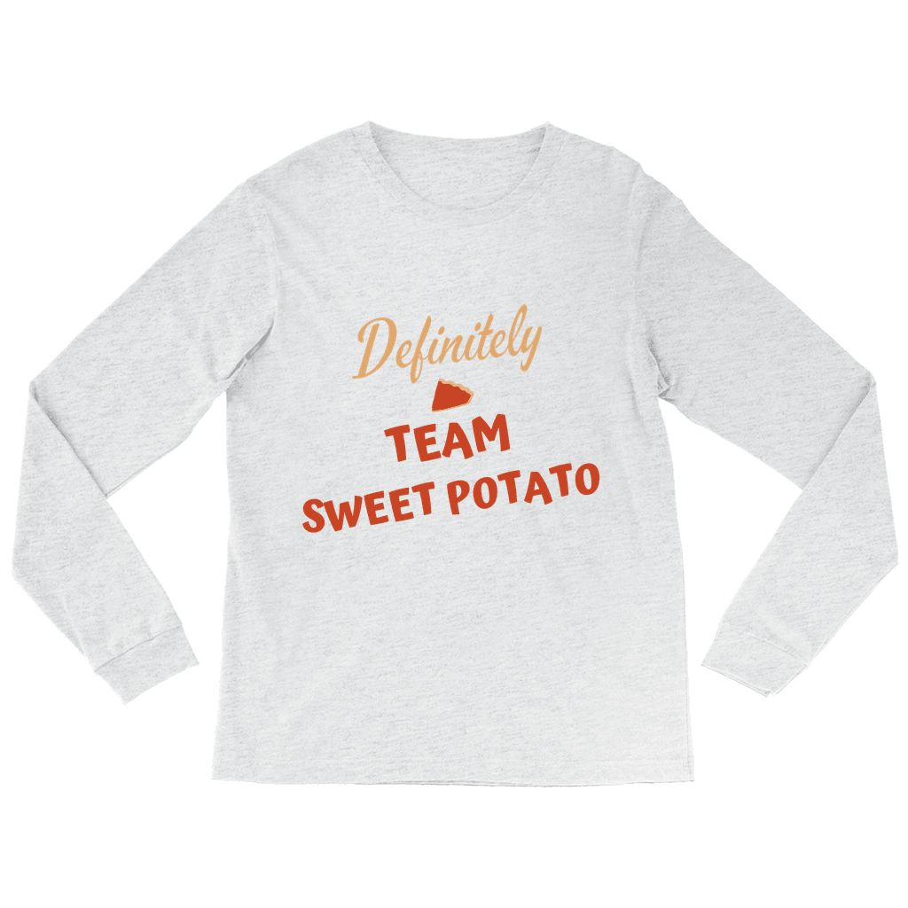 Team Sweet Potato Long Sleeve Tee - Sharp Tact Kreativ | Tees & Gifts with Encouraging Messages to Brighten Your Day with a Bit of Wit