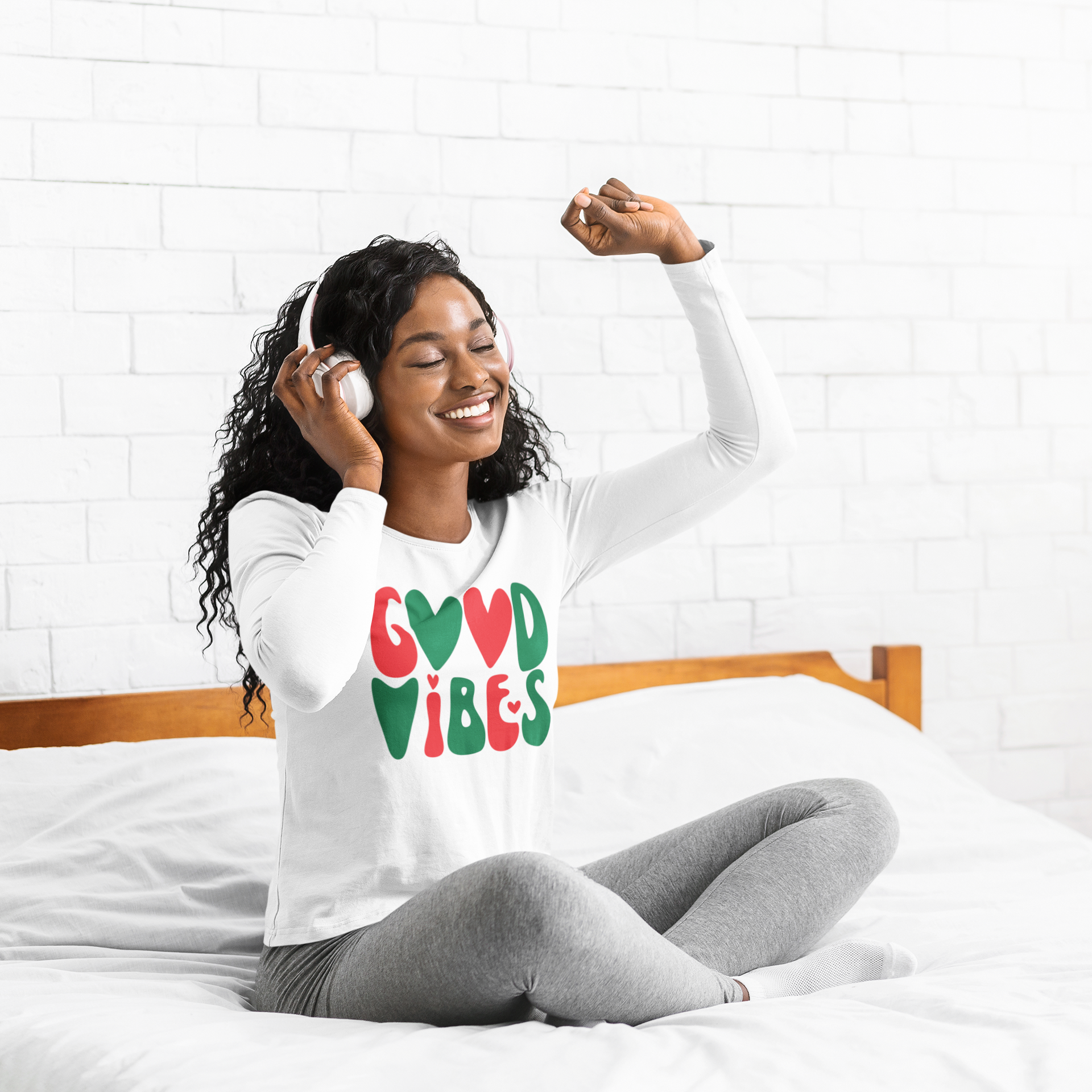 Sharp Tact Kreativ Holiday Bundle featuring a Good Vibes long sleeve tee.