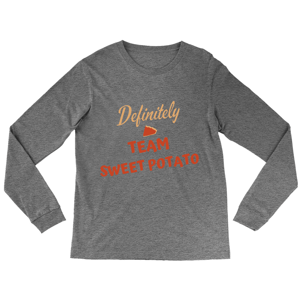 Team Sweet Potato Long Sleeve Tee - Sharp Tact Kreativ | Tees & Gifts with Encouraging Messages to Brighten Your Day with a Bit of Wit