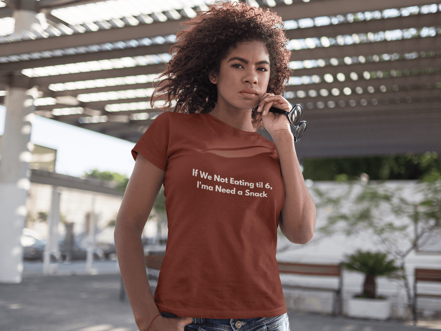 If We Not Eating Til 6 Tee - Sharp Tact Kreativ | Tees & Gifts with Encouraging Messages to Brighten Your Day with a Bit of Wit