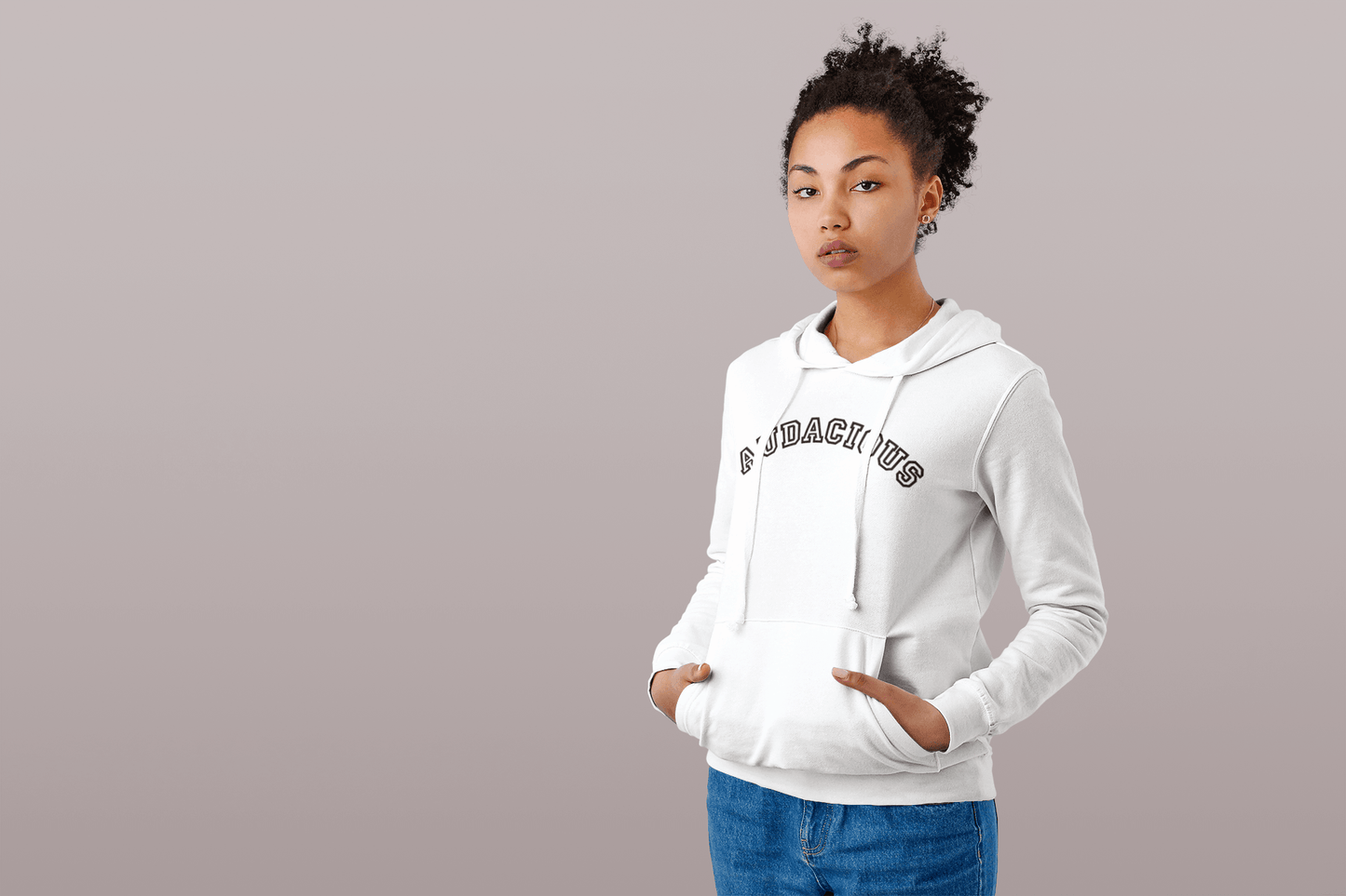 Audacious Hoodie - Sharp Tact Kreativ | Tees & Gifts with Encouraging Messages to Brighten Your Day with a Bit of Wit