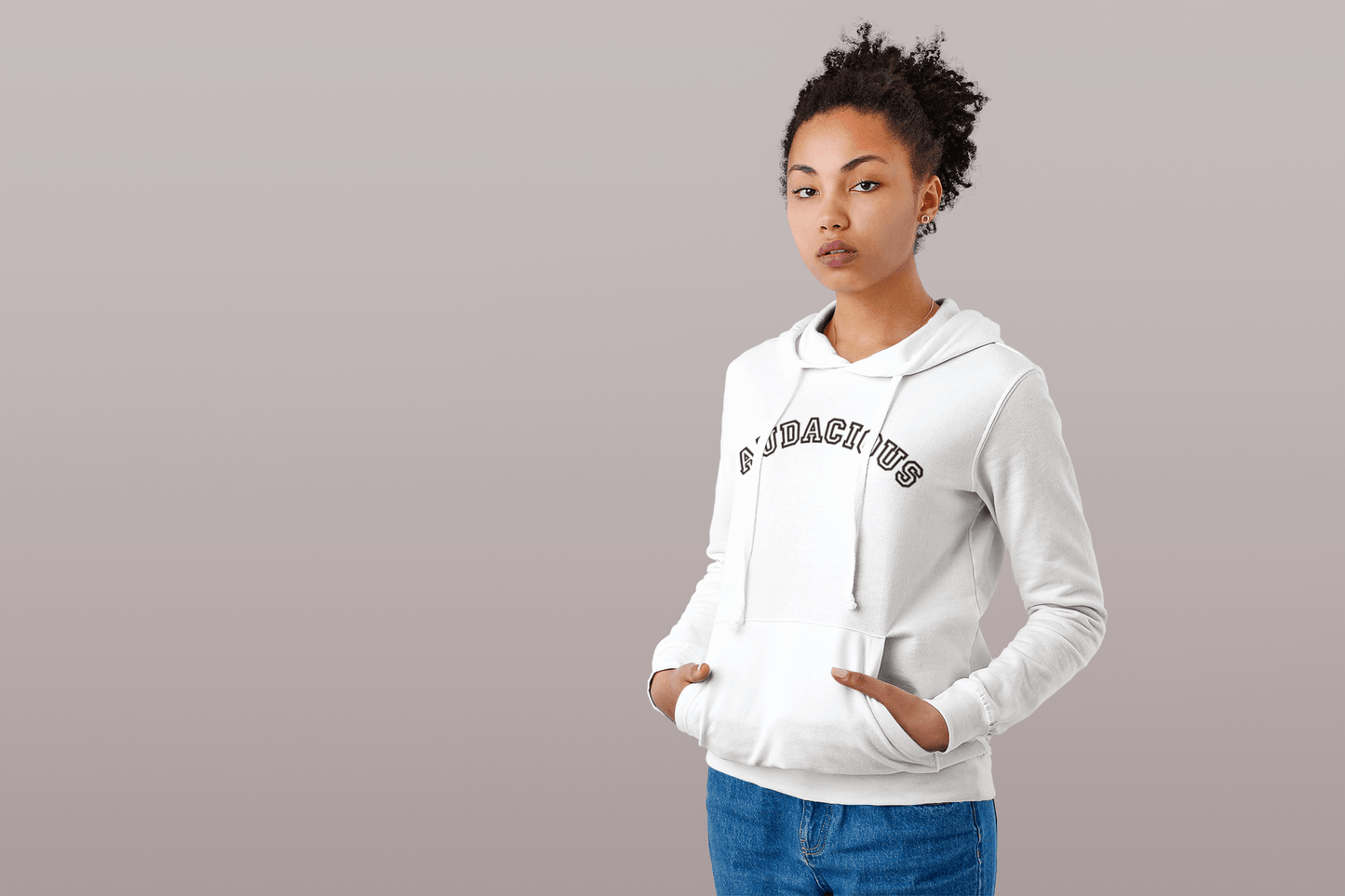 Audacious Hoodie - Sharp Tact Kreativ | Tees & Gifts with Encouraging Messages to Brighten Your Day with a Bit of Wit