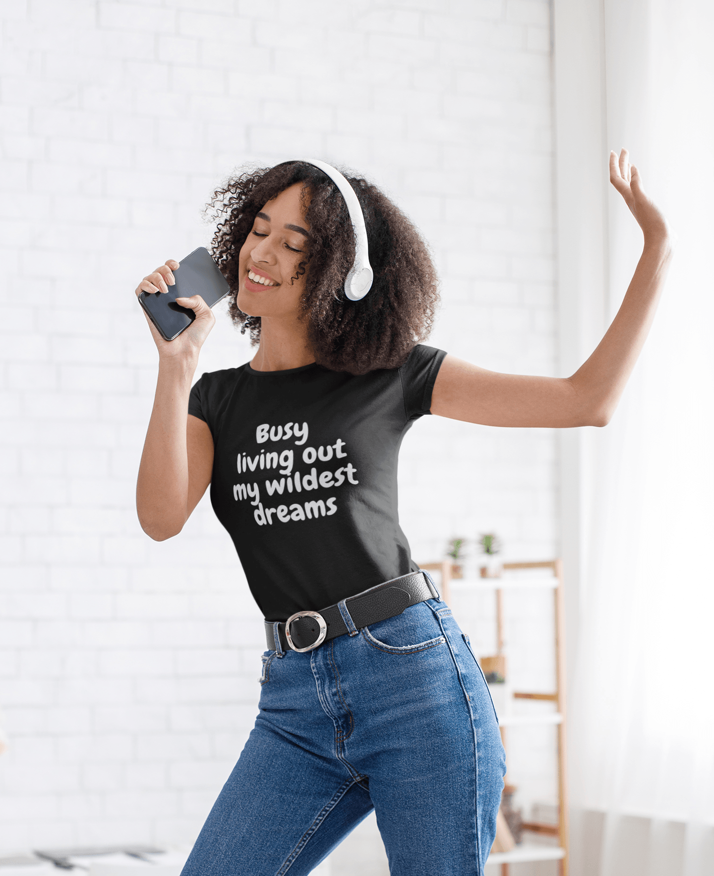 Busy Living Out My Wildest Dreams Tee - Sharp Tact Kreativ | Tees & Gifts with Encouraging Messages to Brighten Your Day with a Bit of Wit