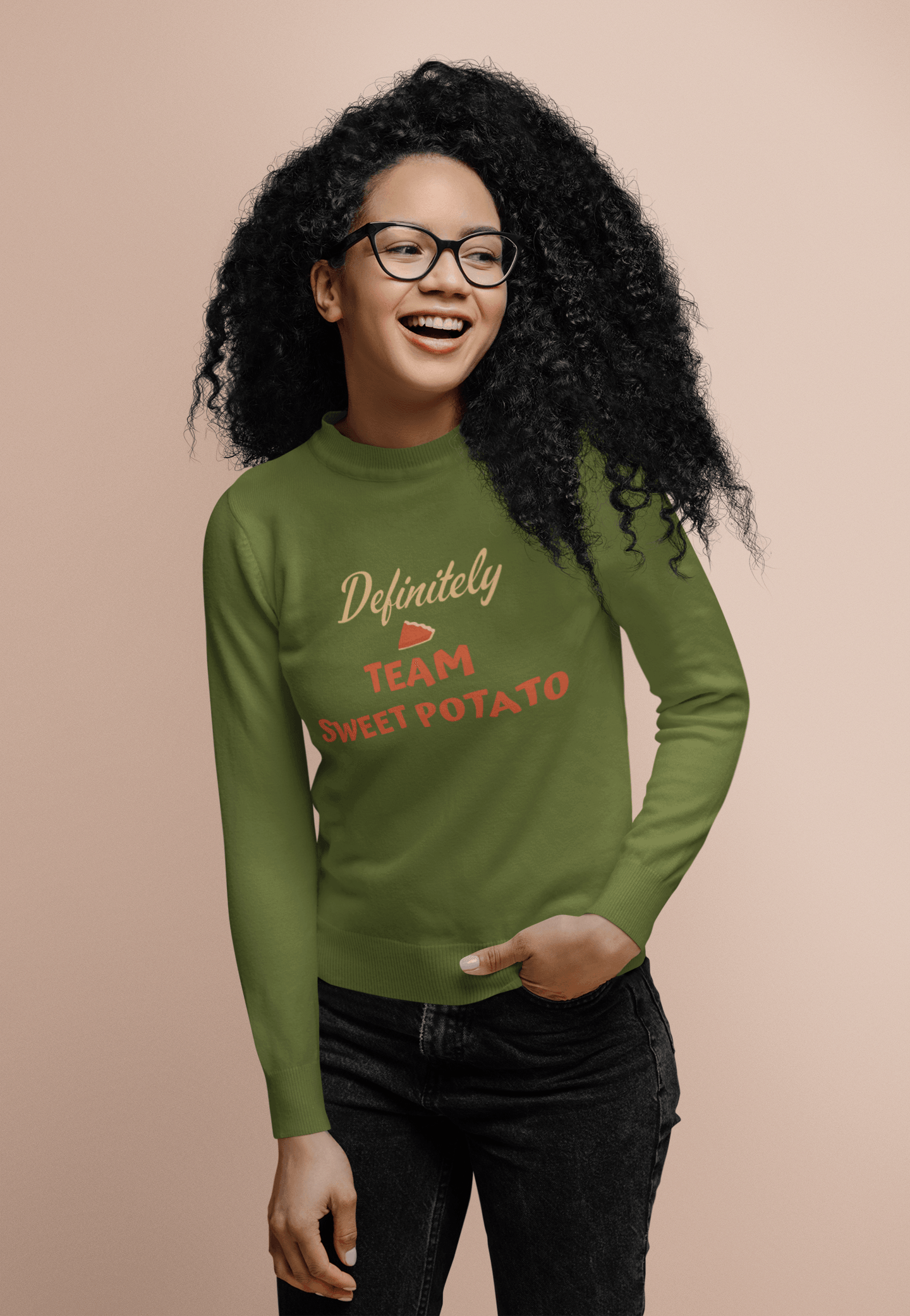 Team Sweet Potato Long Sleeve Tee - Sharp Tact Kreativ | Tees & Gifts with Encouraging Messages to Brighten Your Day with a Bit of Wit