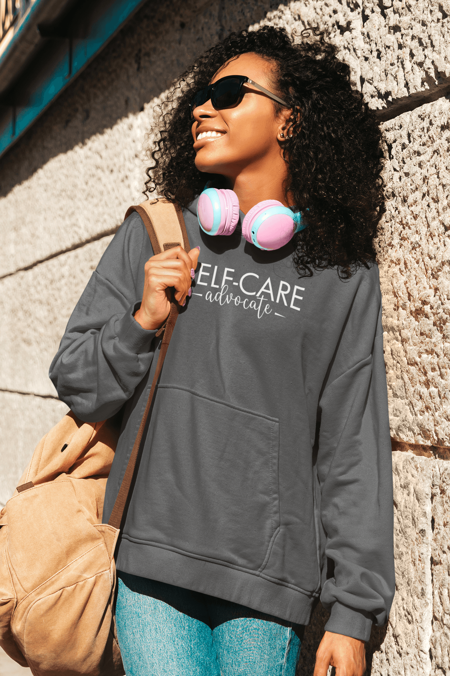 Self-Care Advocate Hoodie - Sharp Tact Kreativ | Tees & Gifts with Encouraging Messages to Brighten Your Day with a Bit of Wit