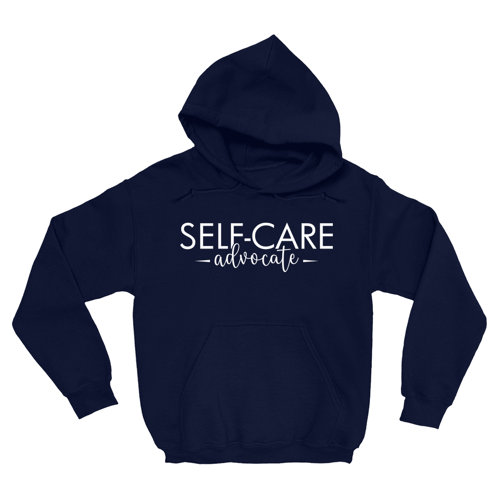 Self-Care Advocate Hoodie - Sharp Tact Kreativ | Tees & Gifts with Encouraging Messages to Brighten Your Day with a Bit of Wit