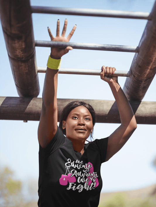 We educate. We advocate. We fight! Tee (Gloves) - Sharp Tact Kreativ | Tees & Gifts with Encouraging Messages to Brighten Your Day with a Bit of Wit