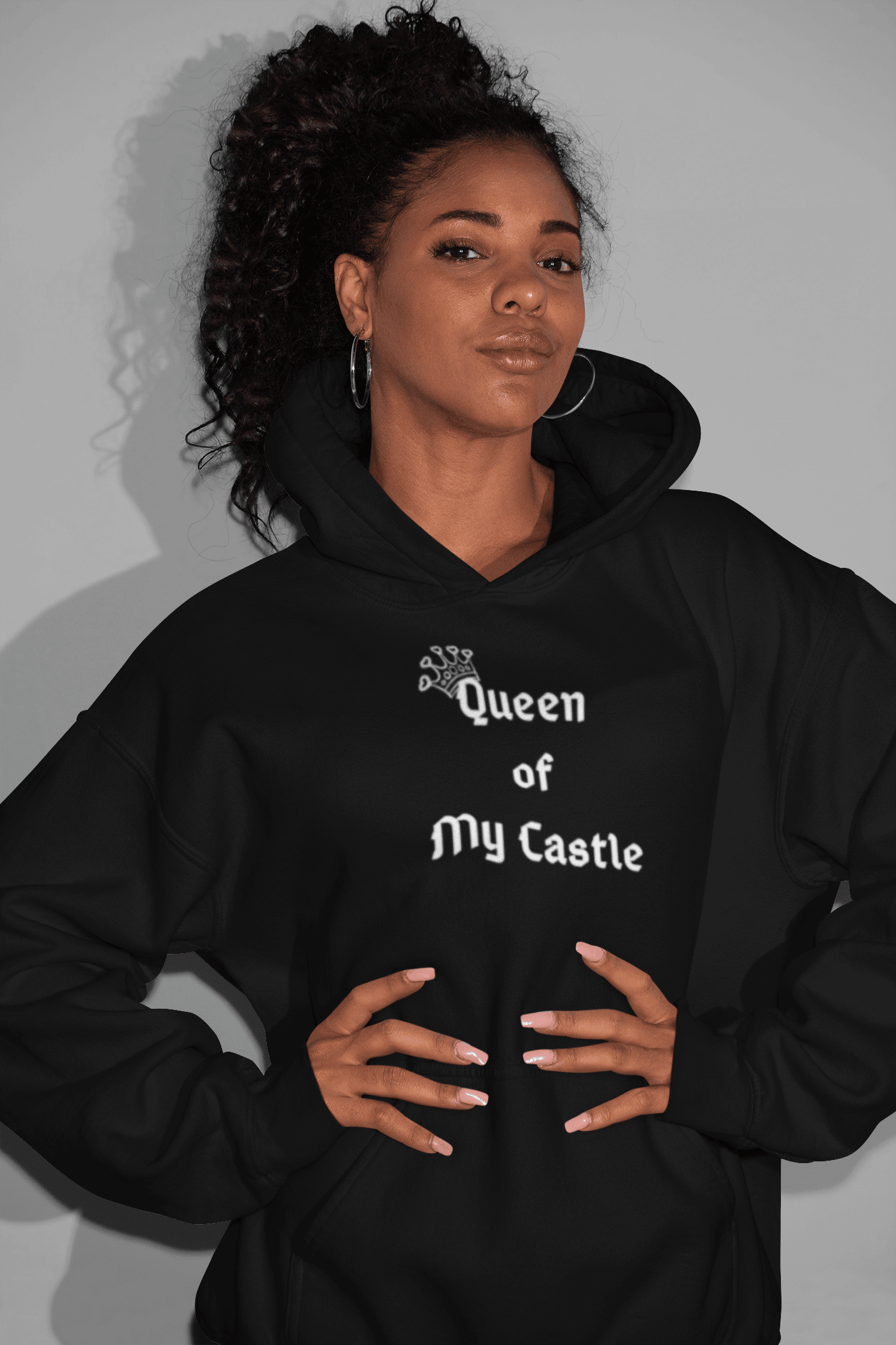 Queen of My Castle Hoodie - Sharp Tact Kreativ | Tees & Gifts with Encouraging Messages to Brighten Your Day with a Bit of Wit