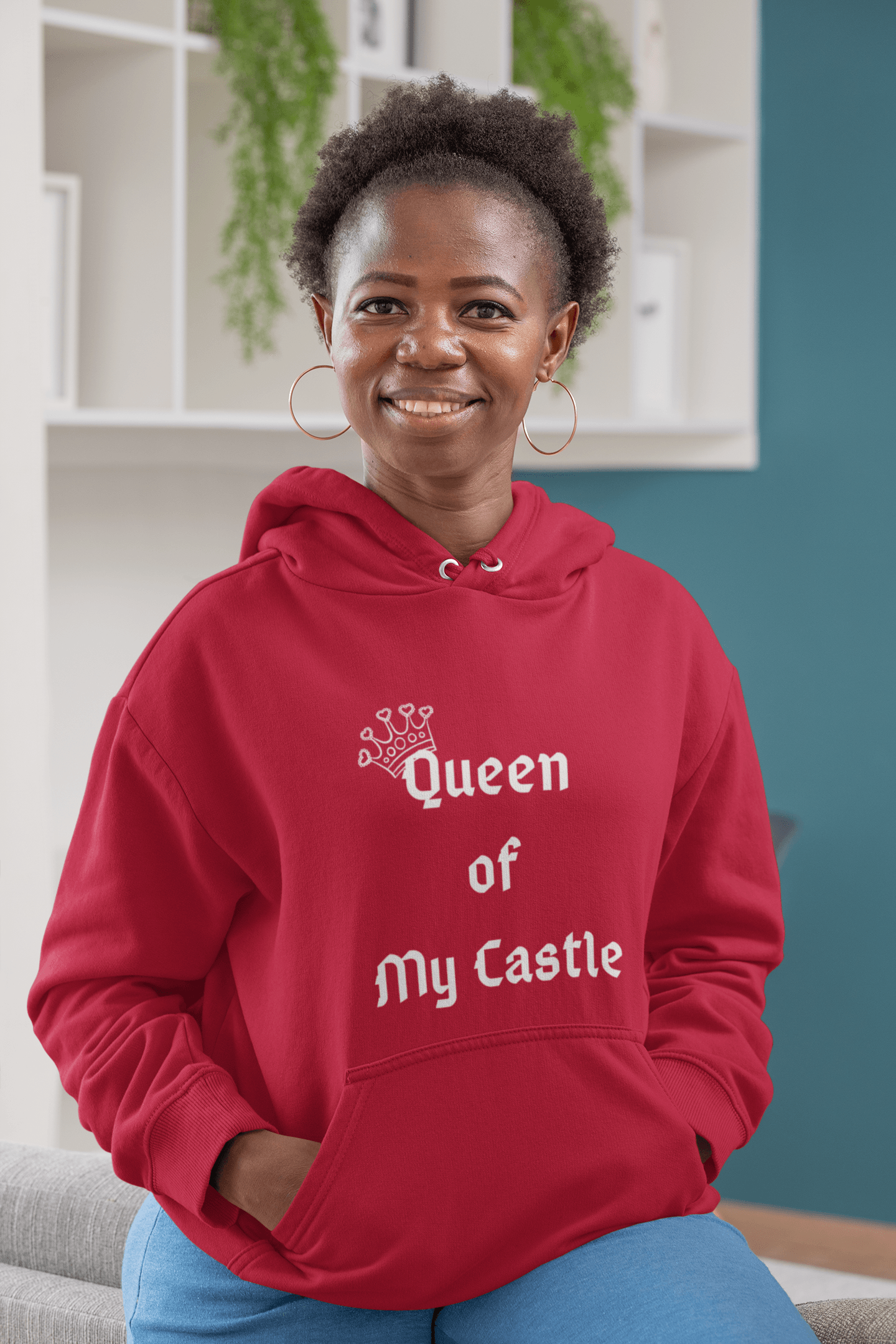 Queen of My Castle Hoodie - Sharp Tact Kreativ | Tees & Gifts with Encouraging Messages to Brighten Your Day with a Bit of Wit